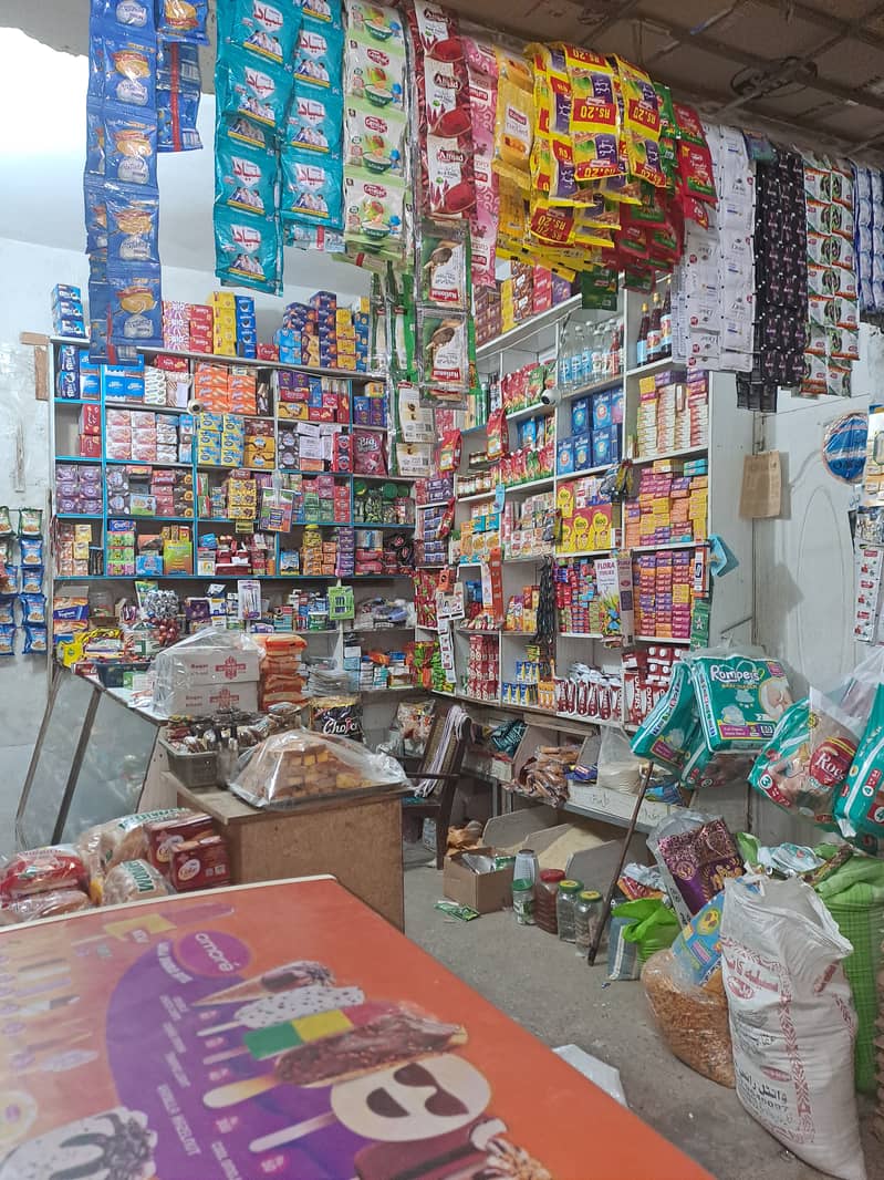 کریانہ سٹور برائے فروخت بڑی تین شٹر دوکان 4