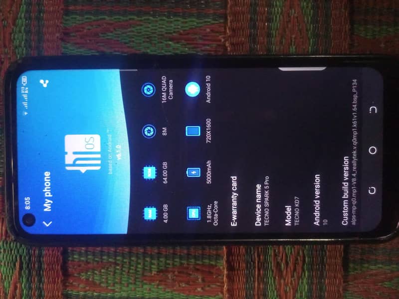 Tecno spark 5pro 0