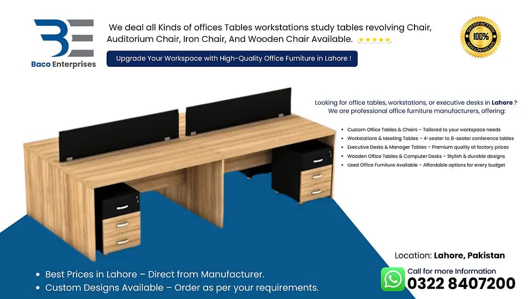 Office Workstation/Computer Table/Study Table & Cluster Setup/tables 13