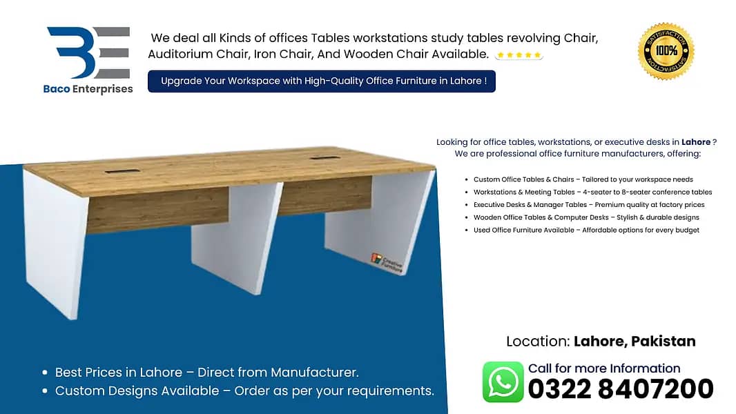 Office Workstation/Computer Table/Study Table & Cluster Setup/tables 15