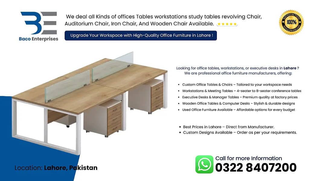 Office Workstation/Computer Table/Study Table & Cluster Setup/tables 18