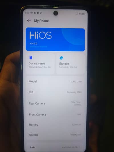 Tecno pova 5 pro 5G