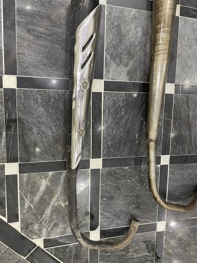 Honda 125 Original Silencers Chrome And Black Both Available