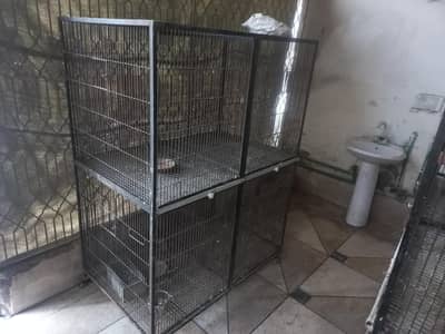 raw parrot breeding cage