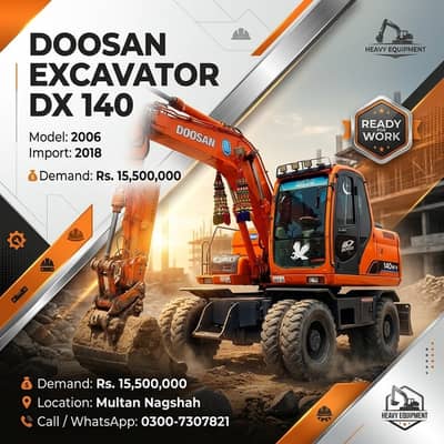 Doosan DX140 Excavator for Sale/Heavy Machinery for Sale/Excavator