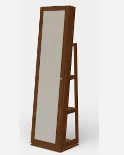 standing mirror with jewellery cabnit