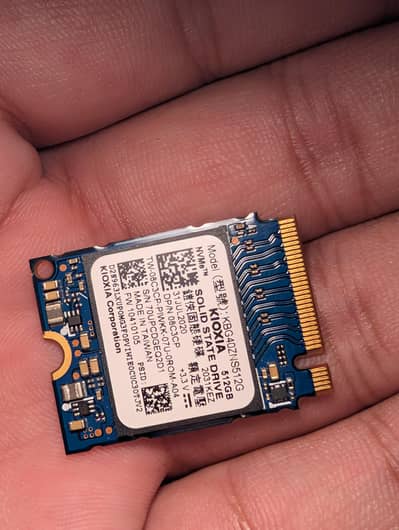 KIOXIA 512GB NVMe M. 2 SSD (PCIe Gen3) – Excellent Condition