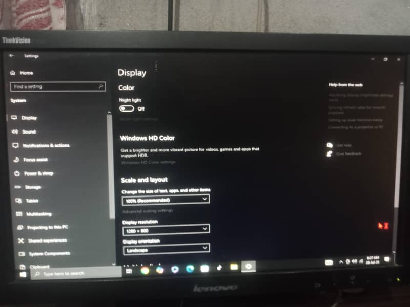 led moniter nice resolution 0
