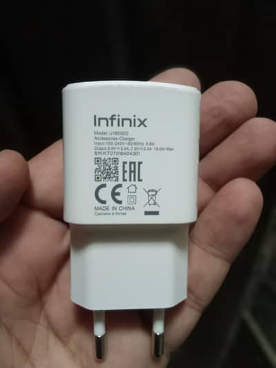 Official 18w Infinix box charger