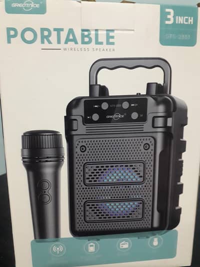  Portable Wireless Bluetooth Speaker with Mic