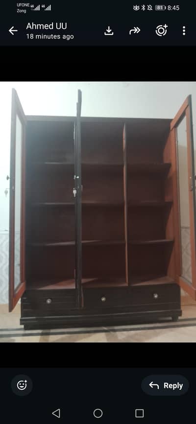 3 door cupboard