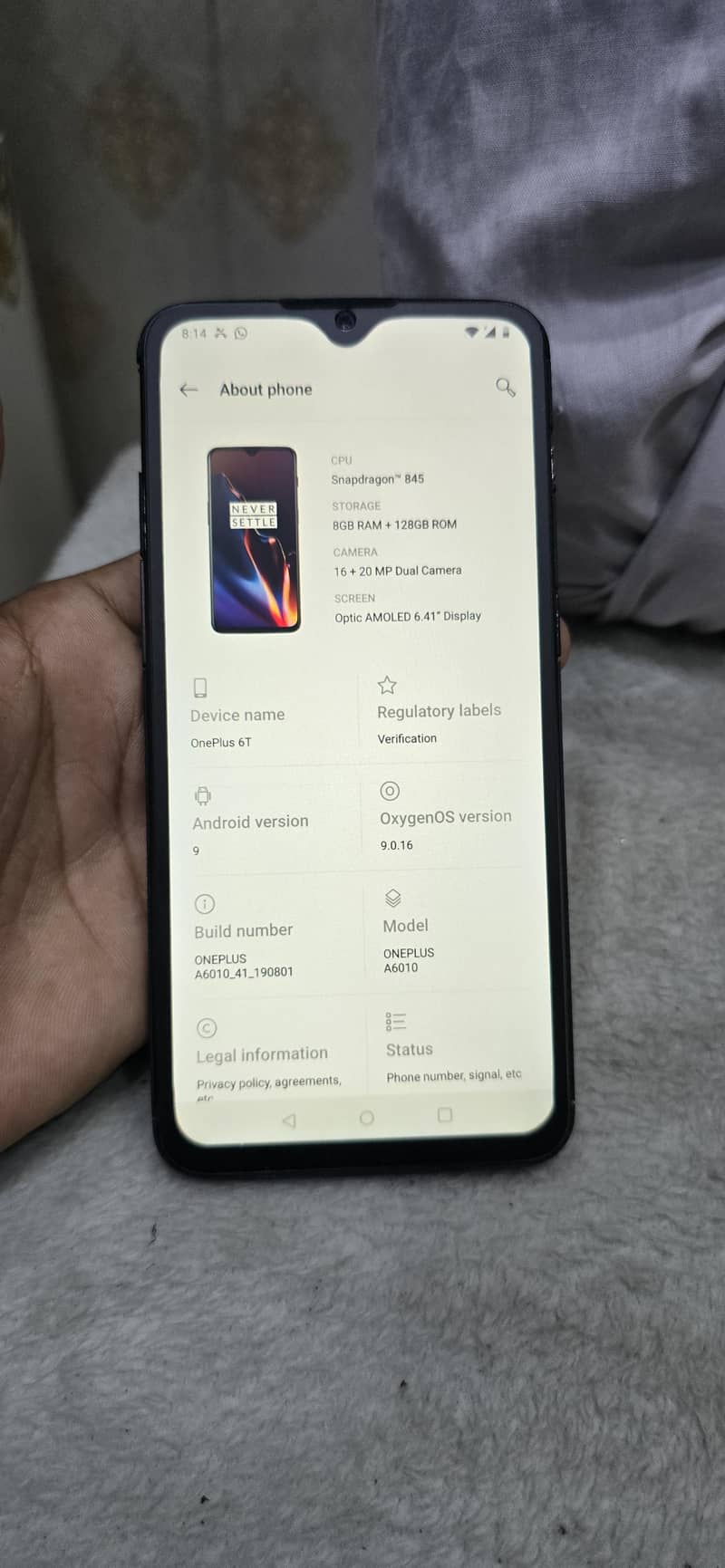 One Plus 6T 10