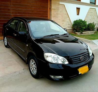 Toyota Corolla SE SE saloon 2004 original black colour