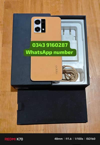 OPPO F21 Pro _ 8/128 WITH BOX contact WhatsApp