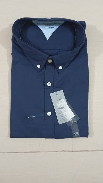 Original Tommy Hilfiger Navy Blue Men’s Casual/Formal Shirt