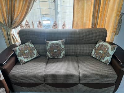 Sofa Set (3+2+1 Seater) - Excellent Condition