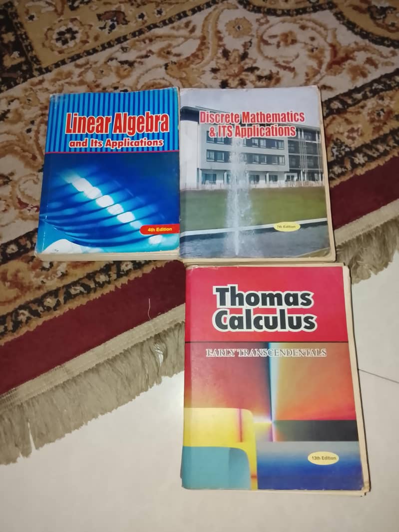 Three math books 0