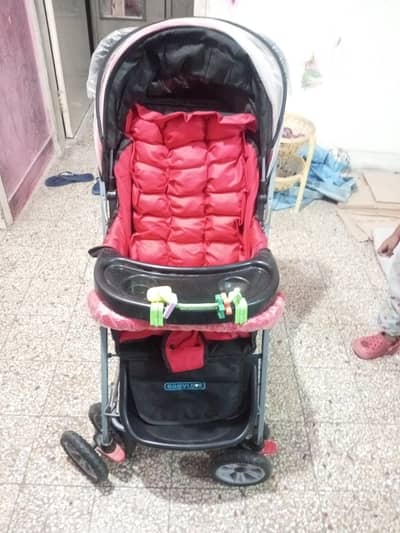Imported BABYLOVE Baby Stroller/Pram – Excellent Condition – Foldable