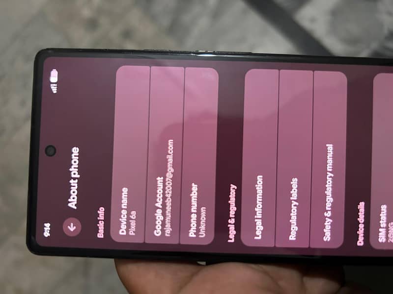 Google Pixel 6a 7