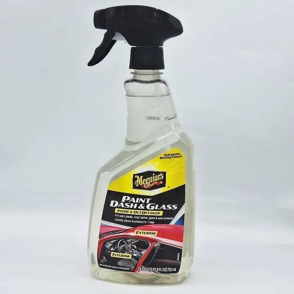 Meguiar’s Paint, Dash & Glass Detailer – All-in-One Interior & Exterior Car Cleaner | 710ml | Cleans Paint, Dashboard, Glass, Trim & Screens | Quick Shine & Hydrophobic Protection