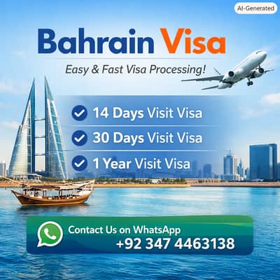 Bahrain Long Term Visa – 1 Year Multiple Entry