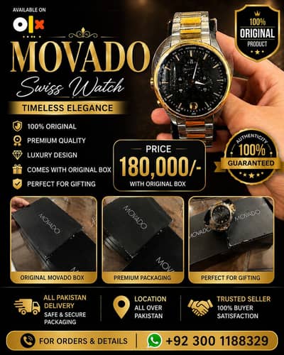 Movado Watch for Sale|Luxury Watch Box|Movado Luxury Watch