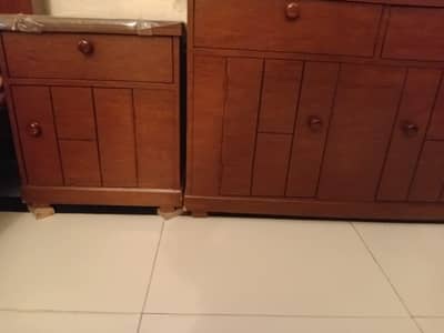 complete bed set with dressing table without mattress side table also