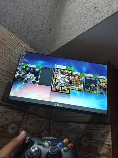 Xbox 360 With 2 arcade Stickes