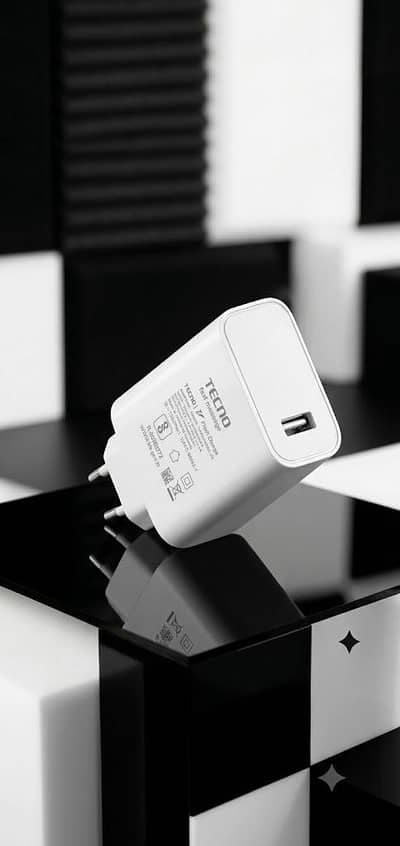 Original TECNO Flash Charge Fast Charger (18W / 36W Output Support)