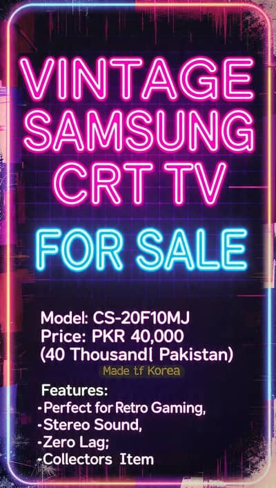Vintage TV Best for gaming