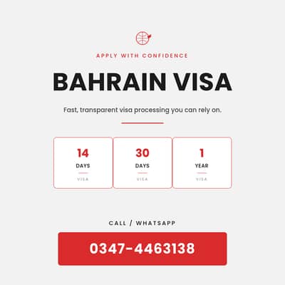 Trusted Bahrain Visa Services | Bahrain Tourist Visa