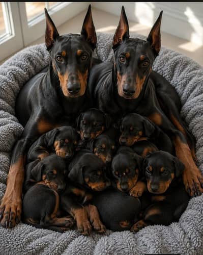 European Doberman male puppy available