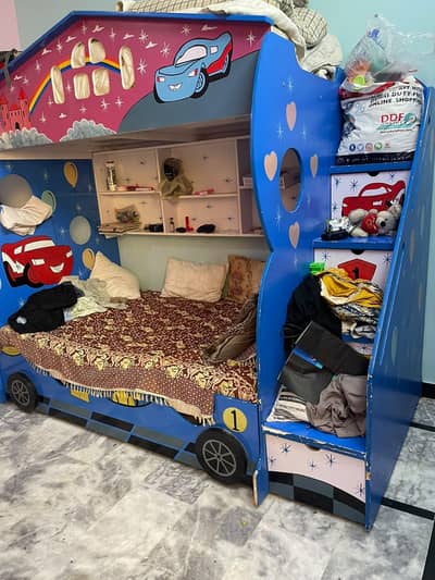 kids beds | with 3 mattress | 1 saal use hua hai