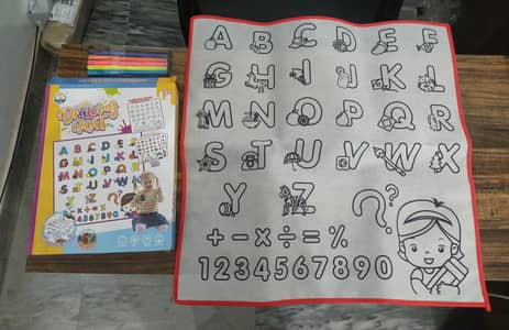 Drawing Mat Educational Reusable Drawing Large Painting Canvas Mat