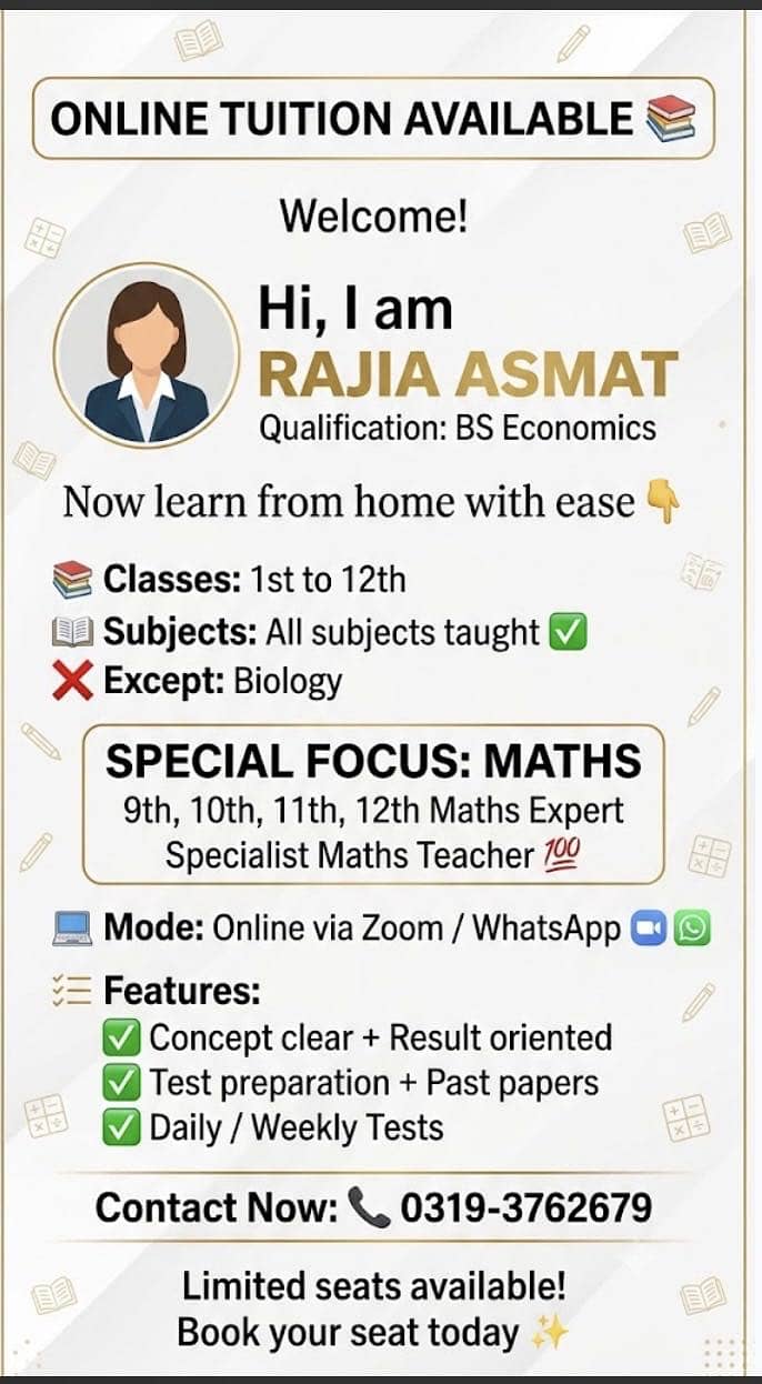 Maths specialist 0