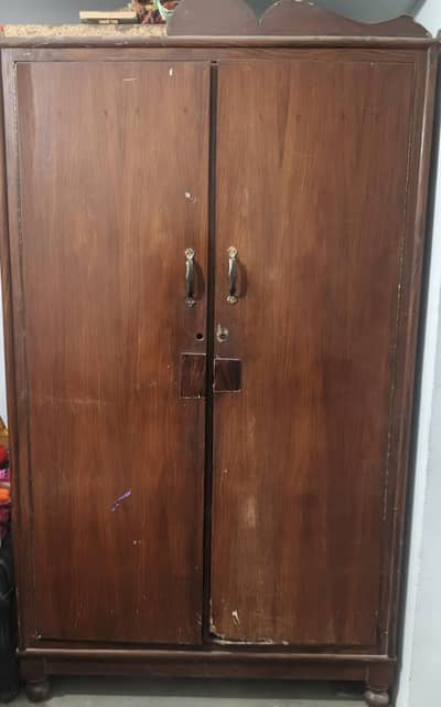 full size big wooden cabnet