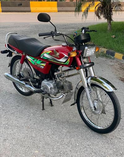 70 cc Honda 2022 urgent for sale zaroorat for payment