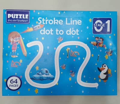 Stroke Line Tracer Book A4 Kids Educational Learning Tracer Book