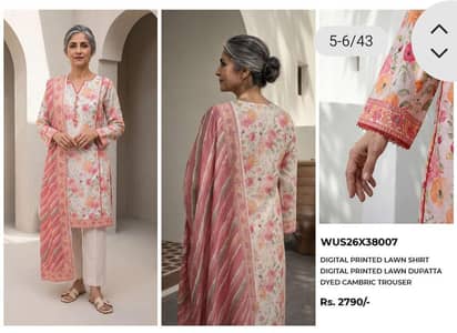 zellbury lawn suit