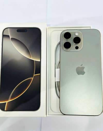 iPhone 15 Pro Max 256Unlock with sim time available for both sim