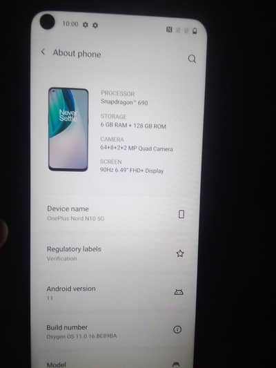 One Plus Nord N10 5g exchange possible