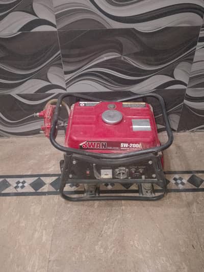 generator used -   10 by 7 condition contact number 03086307038