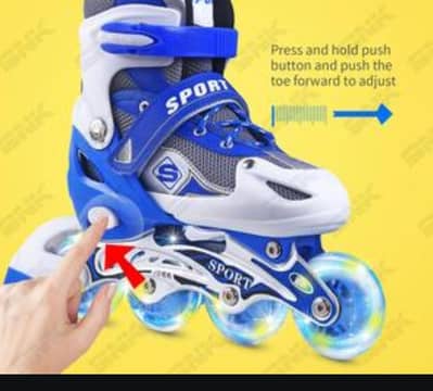 Skating Shoes/roller.  (size 39 to 42) adjustable