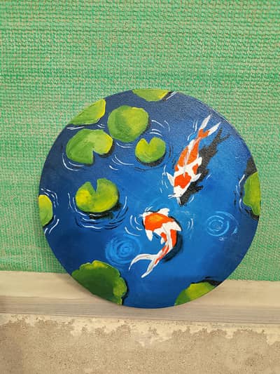 handmade painting on canvas
