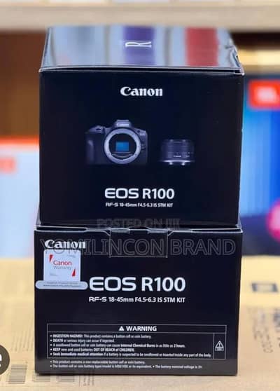 CANON R100 WITH 18-45 LENS ( SEALD PACK )