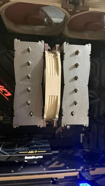 Noctua NH-D15S CPU Cooler with Stock NF-A15 140mm fan.