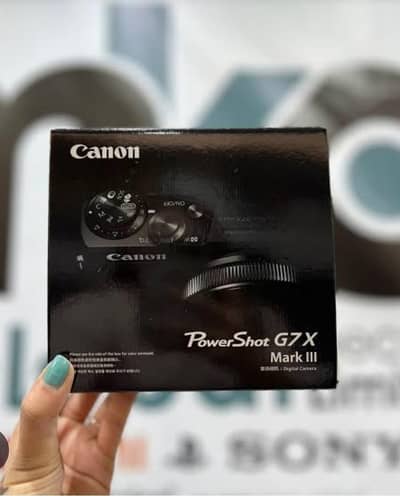 CANON G7X MARK III ( SEALD PACK ) SILVER COLOR