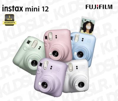 FUJIFILM INSTAX MINI 12 ( ALL COLORS ) SEALD PACK
