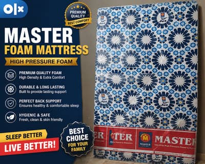 Master Foam Jet Bed Mattress | Neat Condition | Karachi