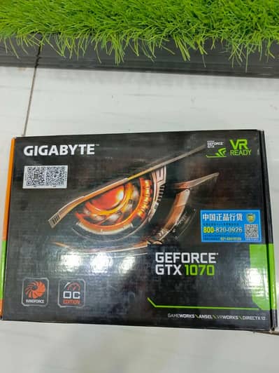 Gigabyte Gtx 1070 8GB oc edition with box